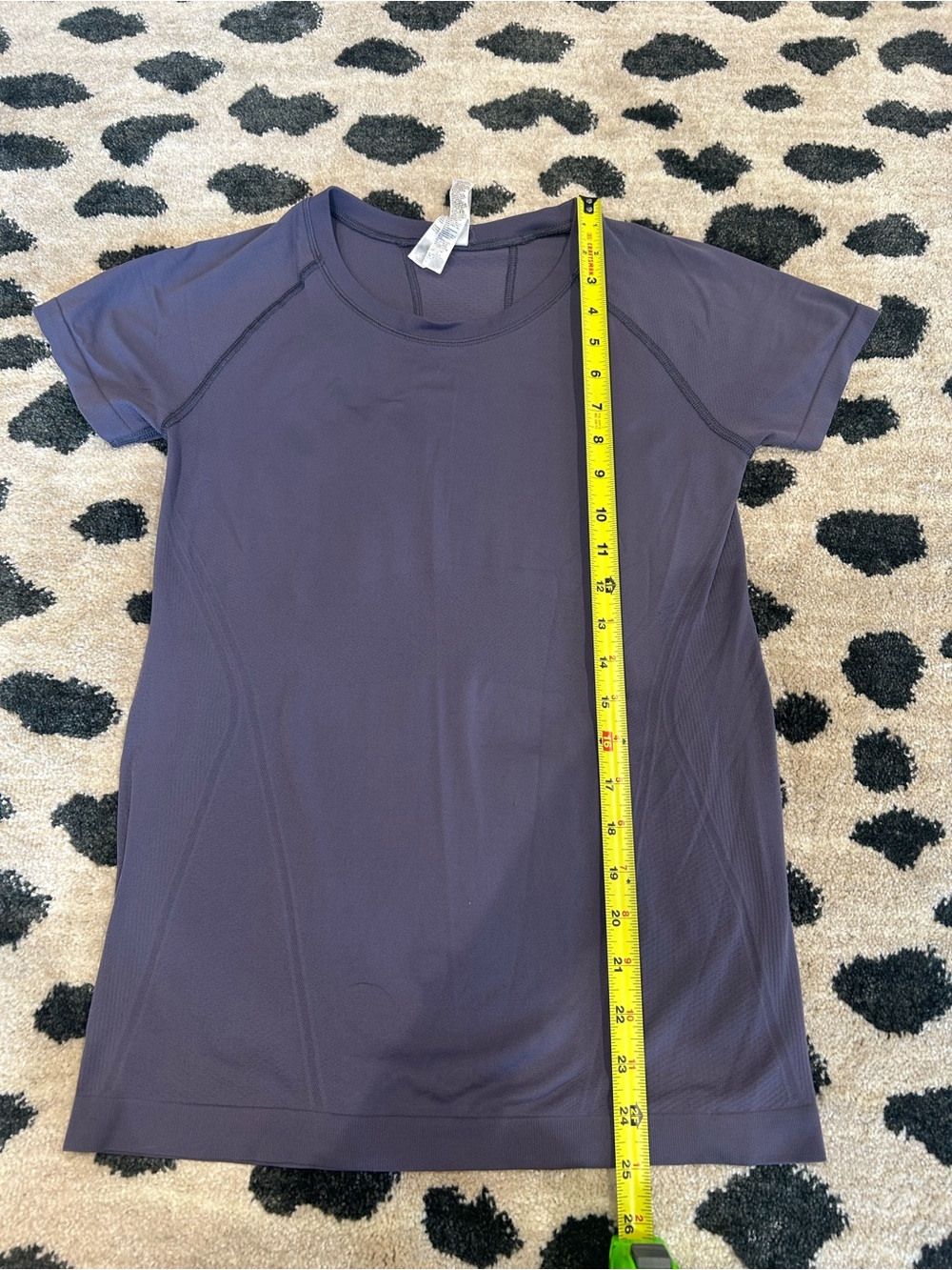 Athleta Short-Sleeve Active Tee - Purple- Small